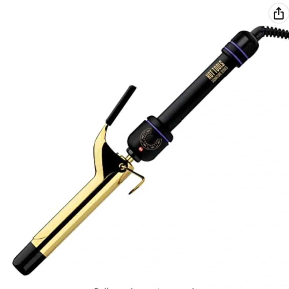 Hot Tools Pro Signature Gold 1" Curling Iron - Picture 1 of 9
